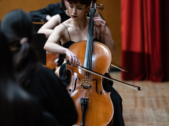 A Orquestra do CEI ofreceu un concerto no Auditorio de Galicia